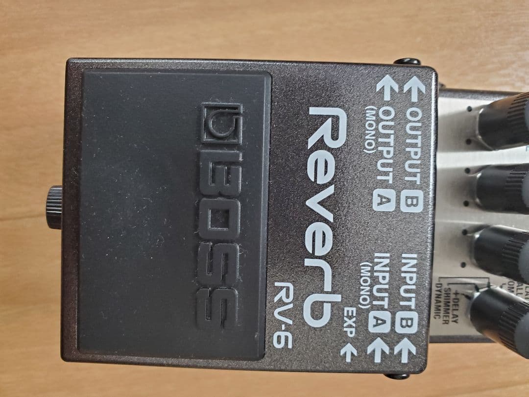 BOSS RV6 ギターエフェクター　(手押し使用のみ、1ユーザー品)