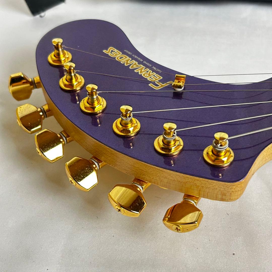 《美品》ZO-3 メタリックパープル アンプ内蔵ミニギター ソフトケース付