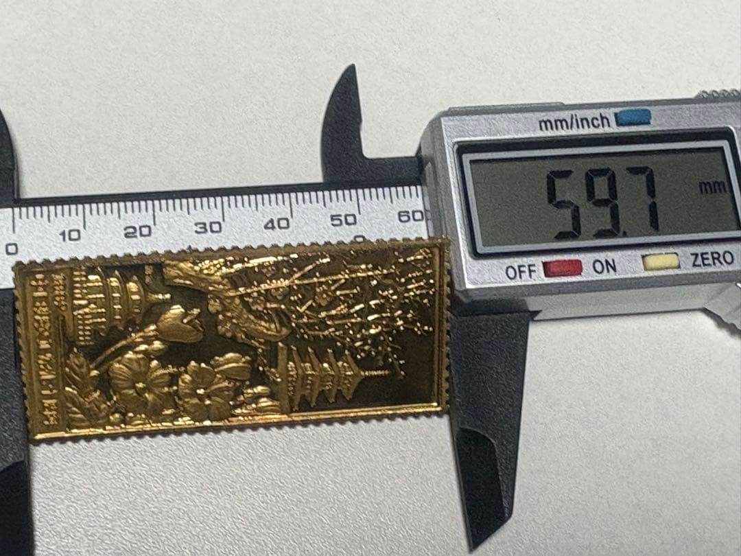 希少　松本徽章工業　純金　金属工芸品　7.76g 純金/純銅　2枚セット