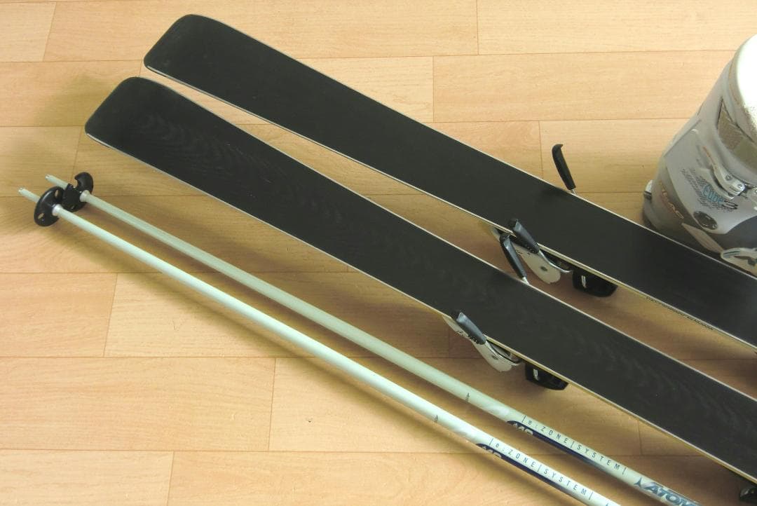 ■■送料無料■ELAN■女性用スキーセット■板158靴25-25.5■メンテ付■