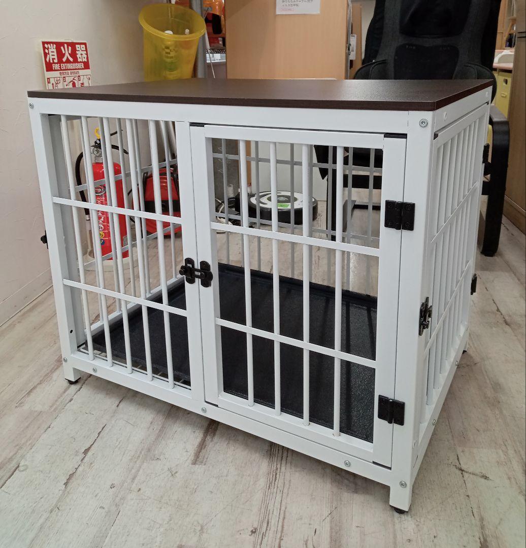 北九州市福岡市限定　ペットケージ　犬用　屋根付　3ドア　Mサイズ