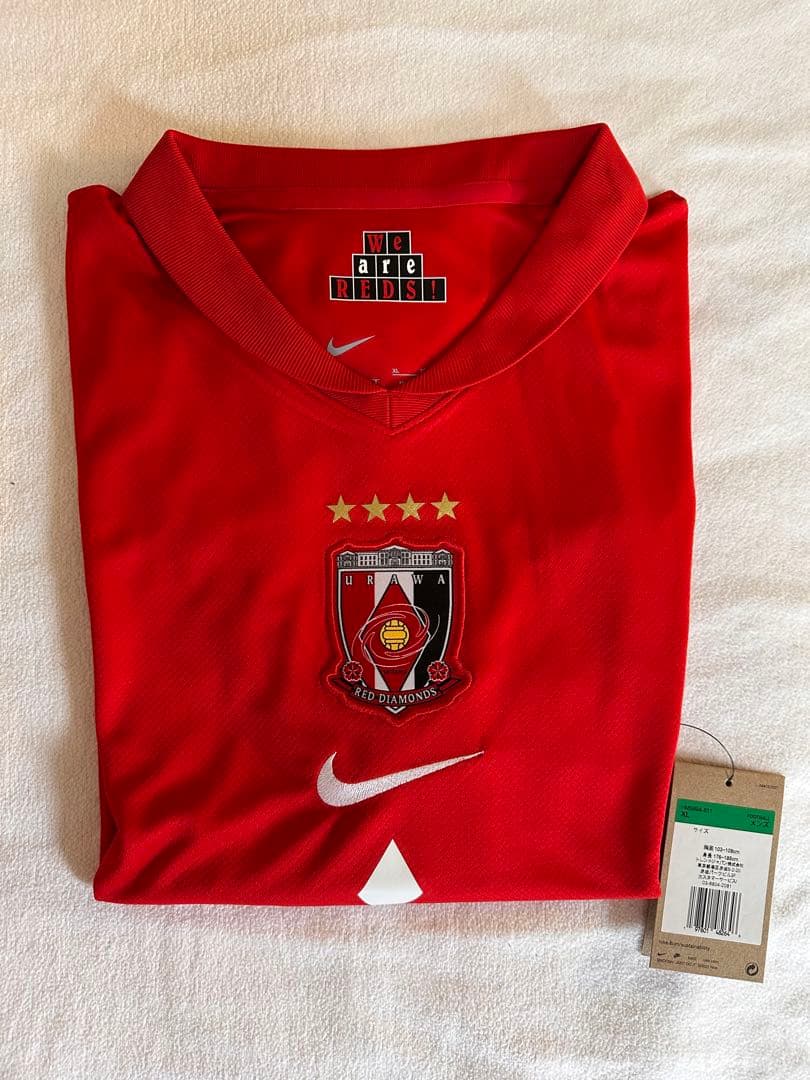 浦和レッズ　2025 CWC ユニフォーム　XLサイズ　パッチ無し　ナンバー無し