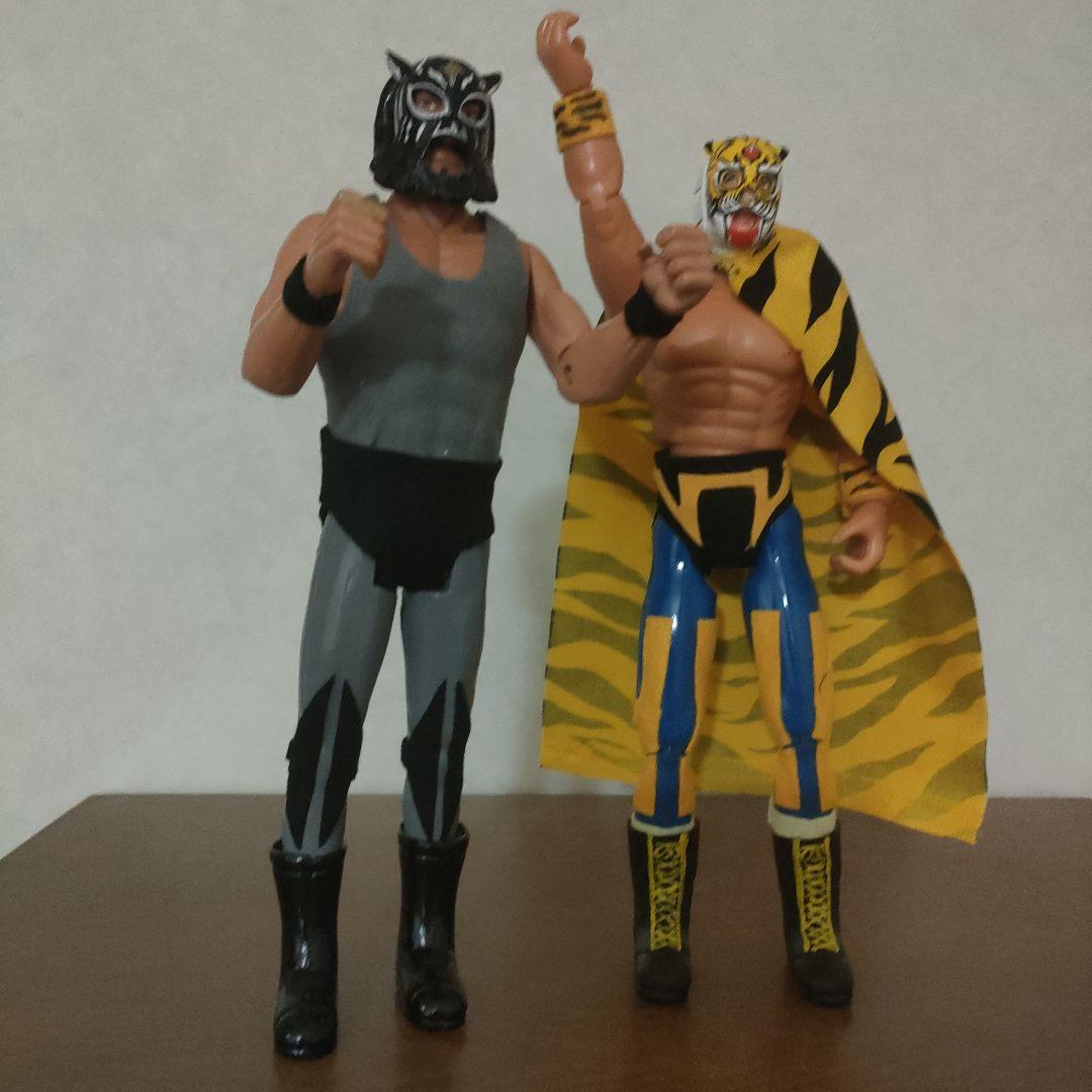プロレス　レスラーフィギュア2体セット　自作