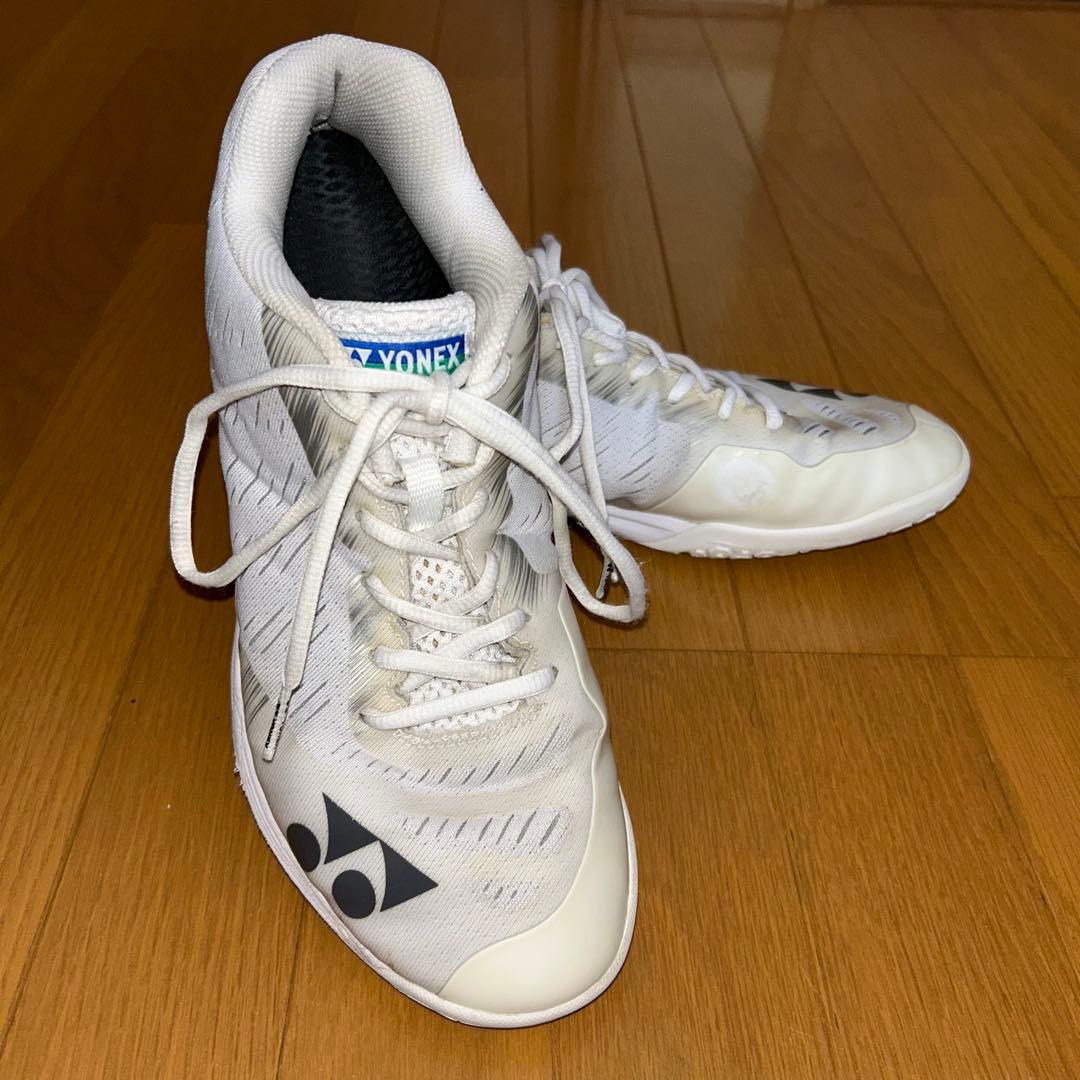 YONEX 75周年 エアラスz ホワイト バドミントンシューズ 27cm