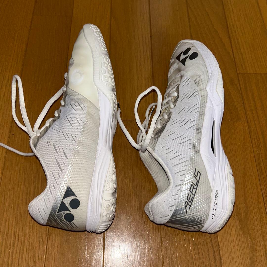 YONEX 75周年 エアラスz ホワイト バドミントンシューズ 27cm