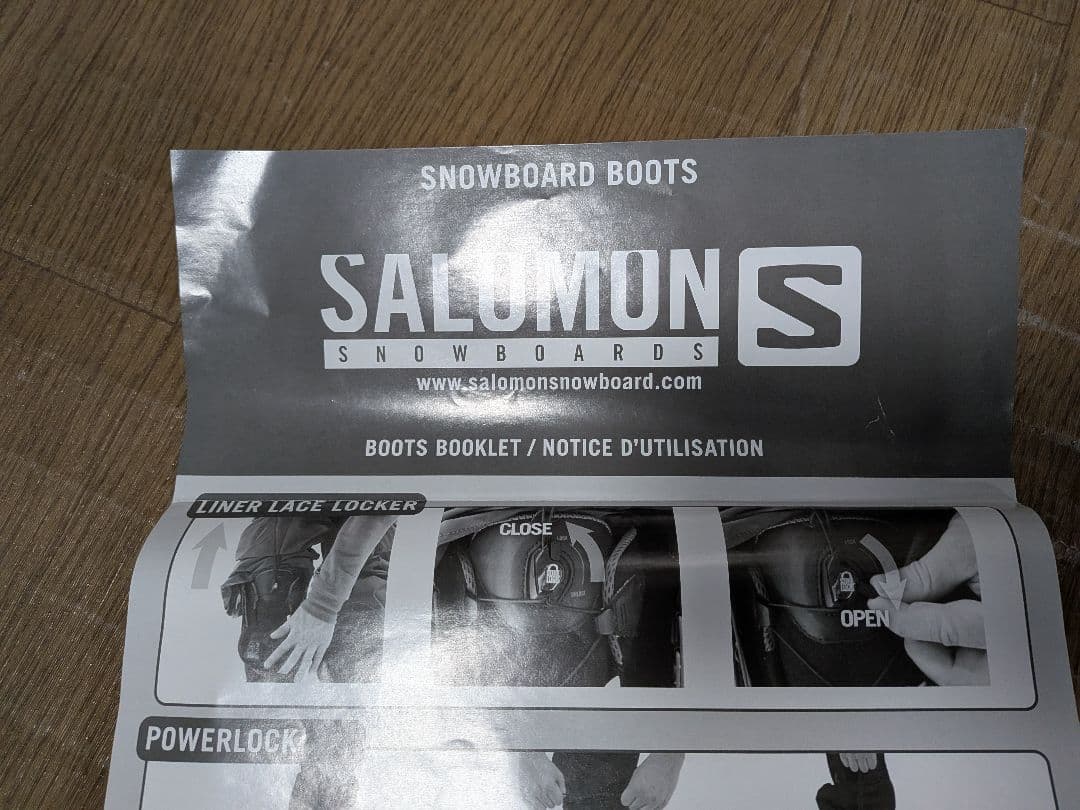 SALOMON　TITAN Ｓ 28センチ　スノーボードブーツ ブラック/レッド