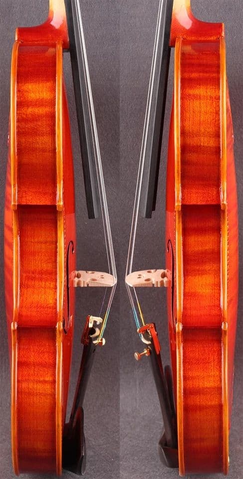 彫刻バイオリン!! 4/4手作りヴィオリーノ楽器