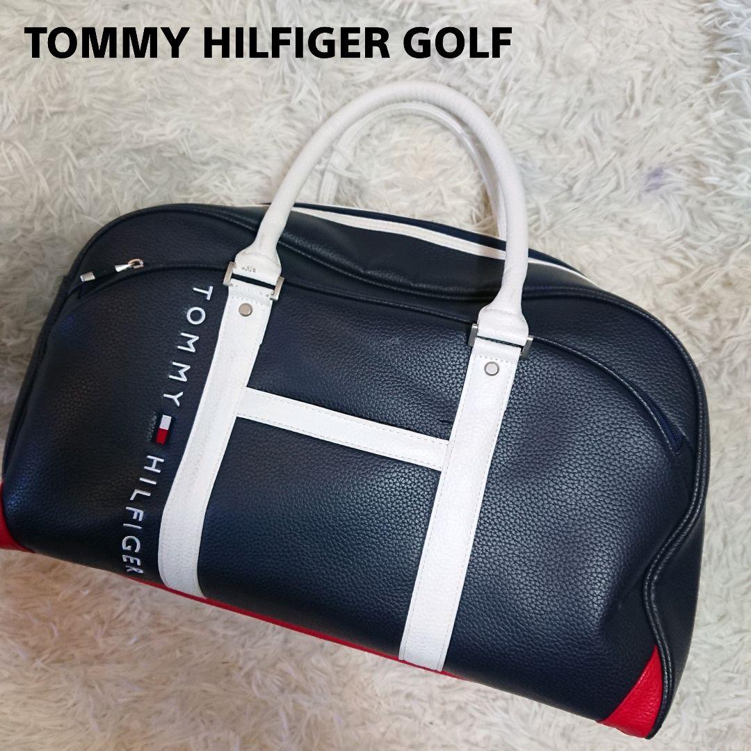 トミーヒルフィガー　ゴルフバッグ ボストンバッグ　ネイビー　2Way