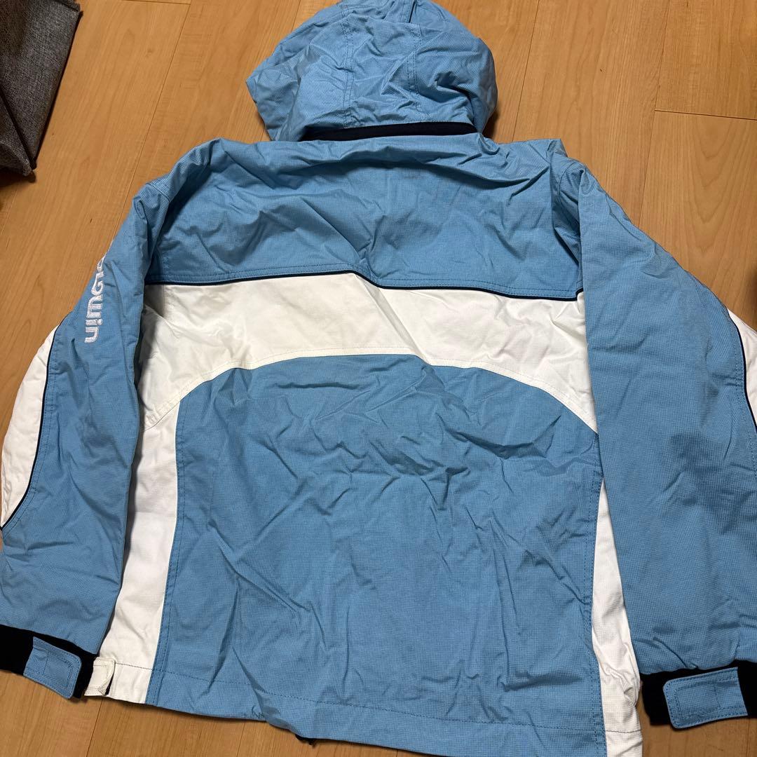 GOLDWIN スキーウェア レディース 水色/白