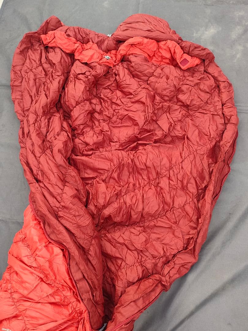 モンベル バロウバッグ ♯0 寝袋シュラフ 左ジップ コンプレッションバッグ付