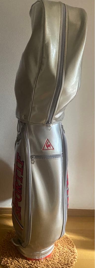 SALEルコックキャディーバッグカート用6分割シルバーエナメル