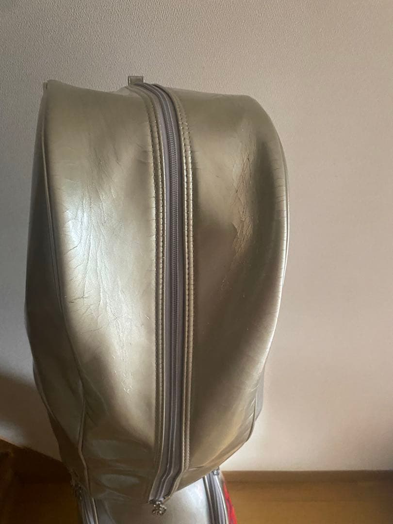 SALEルコックキャディーバッグカート用6分割シルバーエナメル