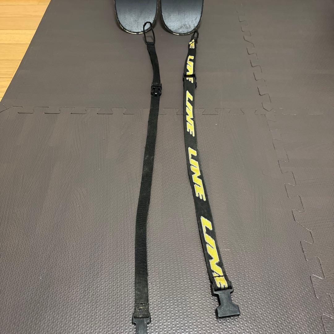 LINE FC PRO スキー板 赤/黒 ビンディング付属