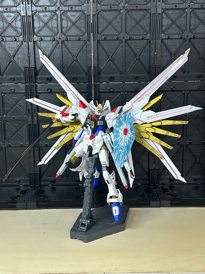 マイティーストライクフリーダムガンダム　塗装完成品　部分塗装　HG