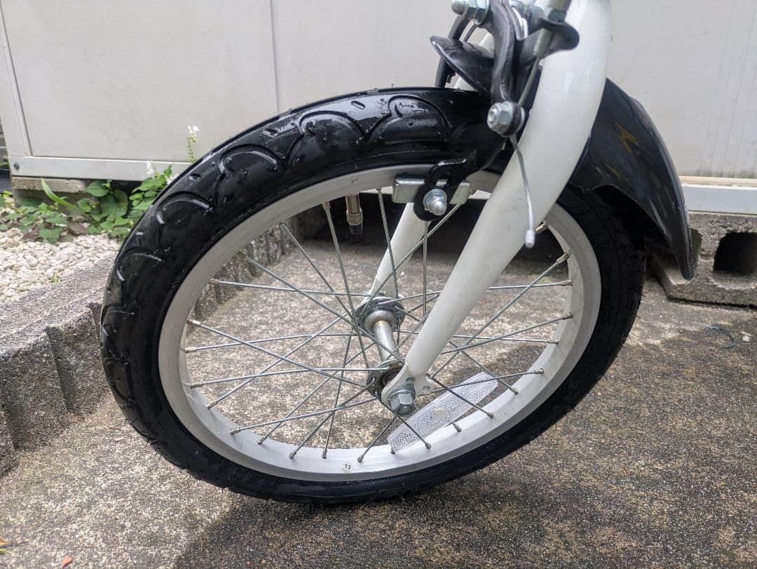 【はじめ】TRAVIS　 折りたたみ自転車 ホワイト　16インチ