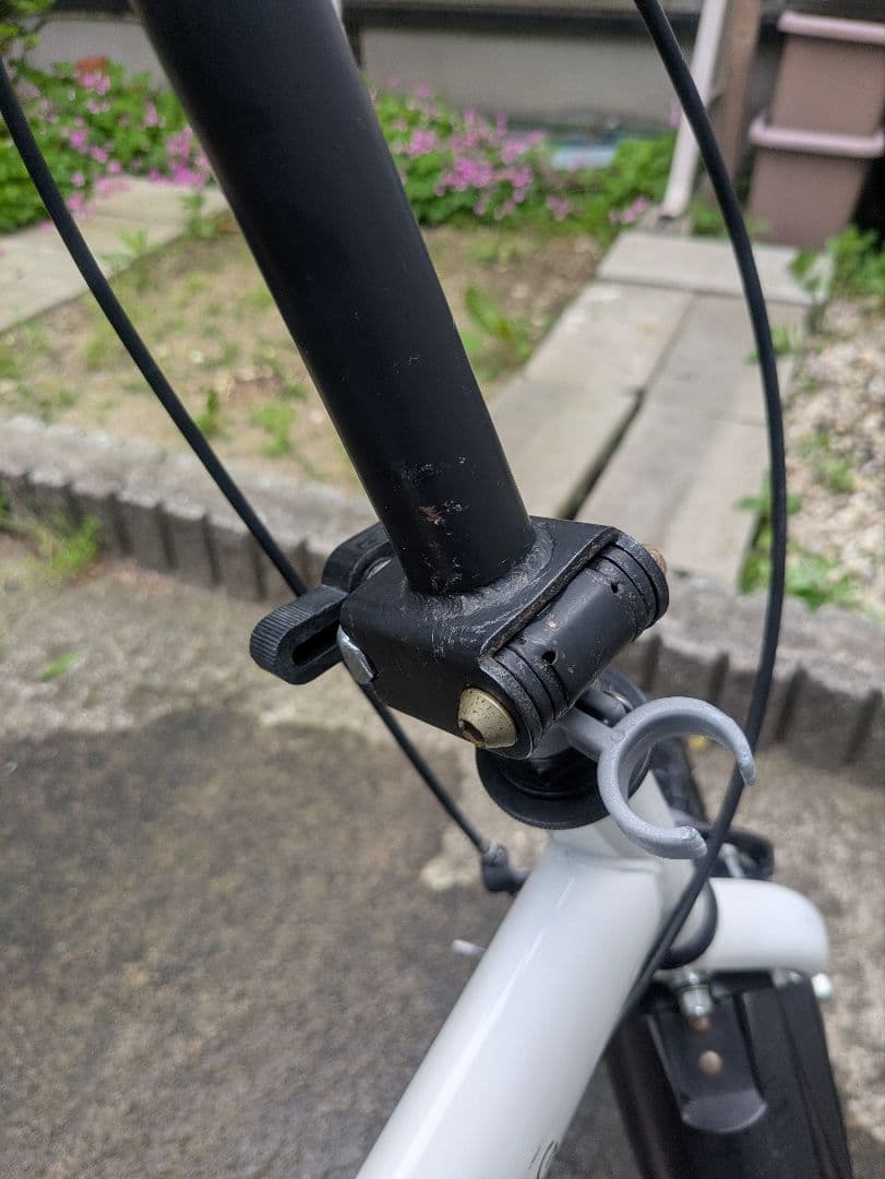 【はじめ】TRAVIS　 折りたたみ自転車 ホワイト　16インチ