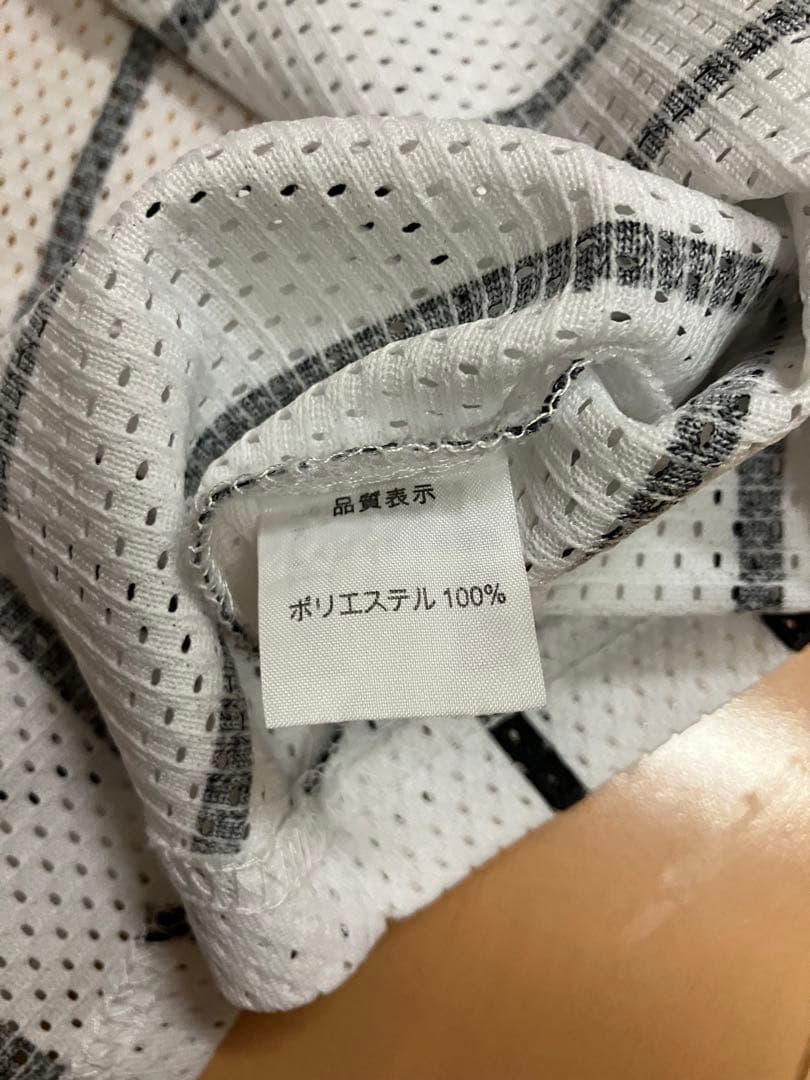 阪神タイガース　シャープ産業　ユニフォーム　無地　背番号無し　当時　復刻　ミズノ