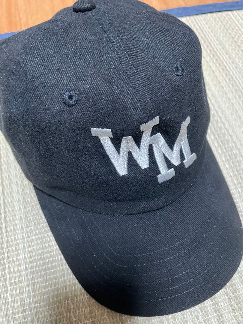 WACKO MARIA WMロゴ ブラックキャップ