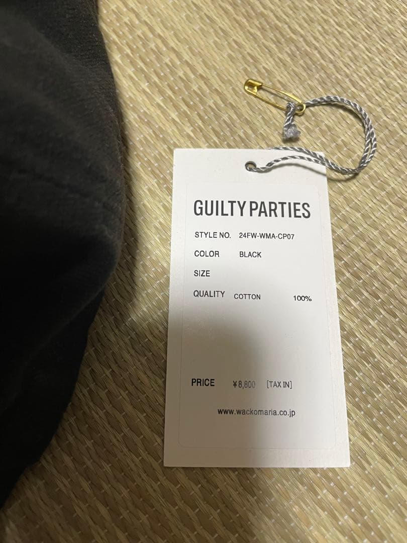 WACKO MARIA WMロゴ ブラックキャップ