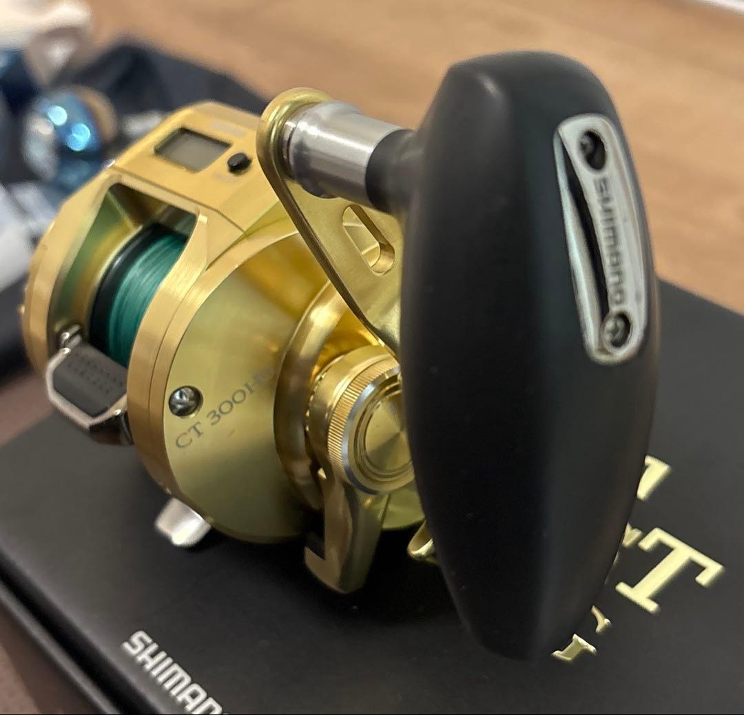 オシアコンクエストct 300HG 新品ライン ゴメクサスノブ リールケース付