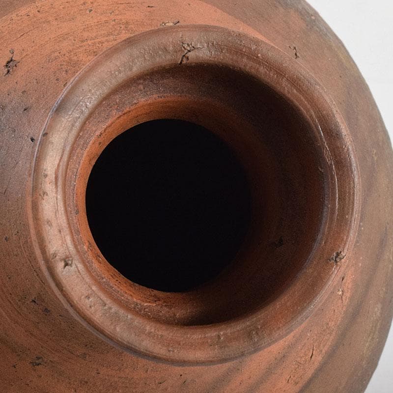 備前焼　古備前　花入　陶印あり　時代箱　C　R8017C