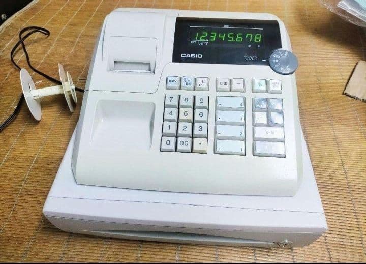 カシオレジスター　100ER　簡単便利特殊　送料込　077277