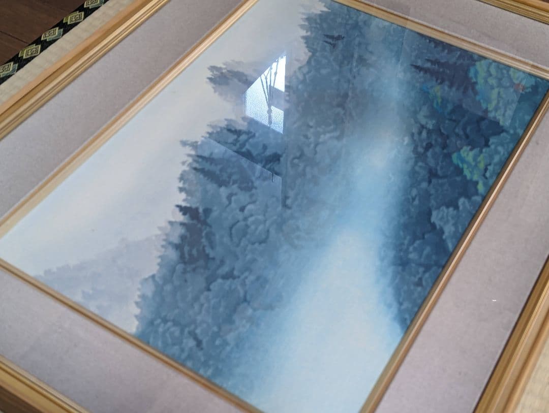 東山魁夷「山雲去来」218/280 木版画 版画 真作 生前作 絵画 #BS