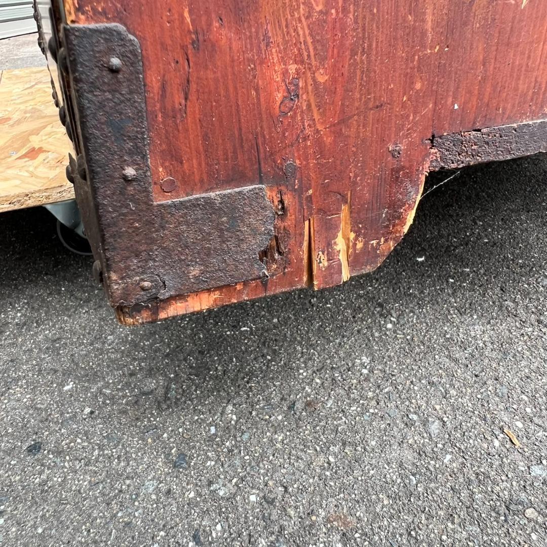 衣装箪笥　時代物　旧家より引受　使用感・ダメージあり　【たのメル便♪】