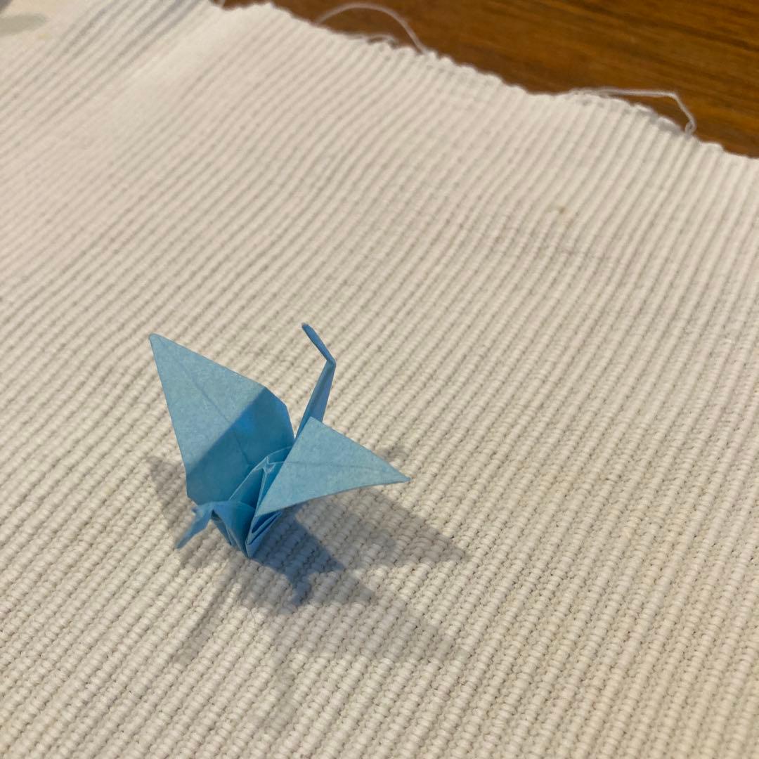 折り紙作品 船に乗る鶴