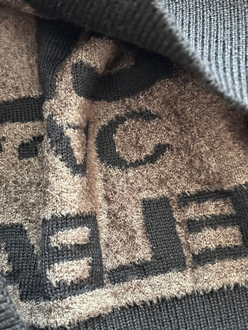 カステルバジャック　46 黒　柄　セーター