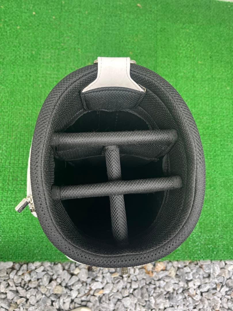 MU SPORTS キャディバッグ　ホワイト