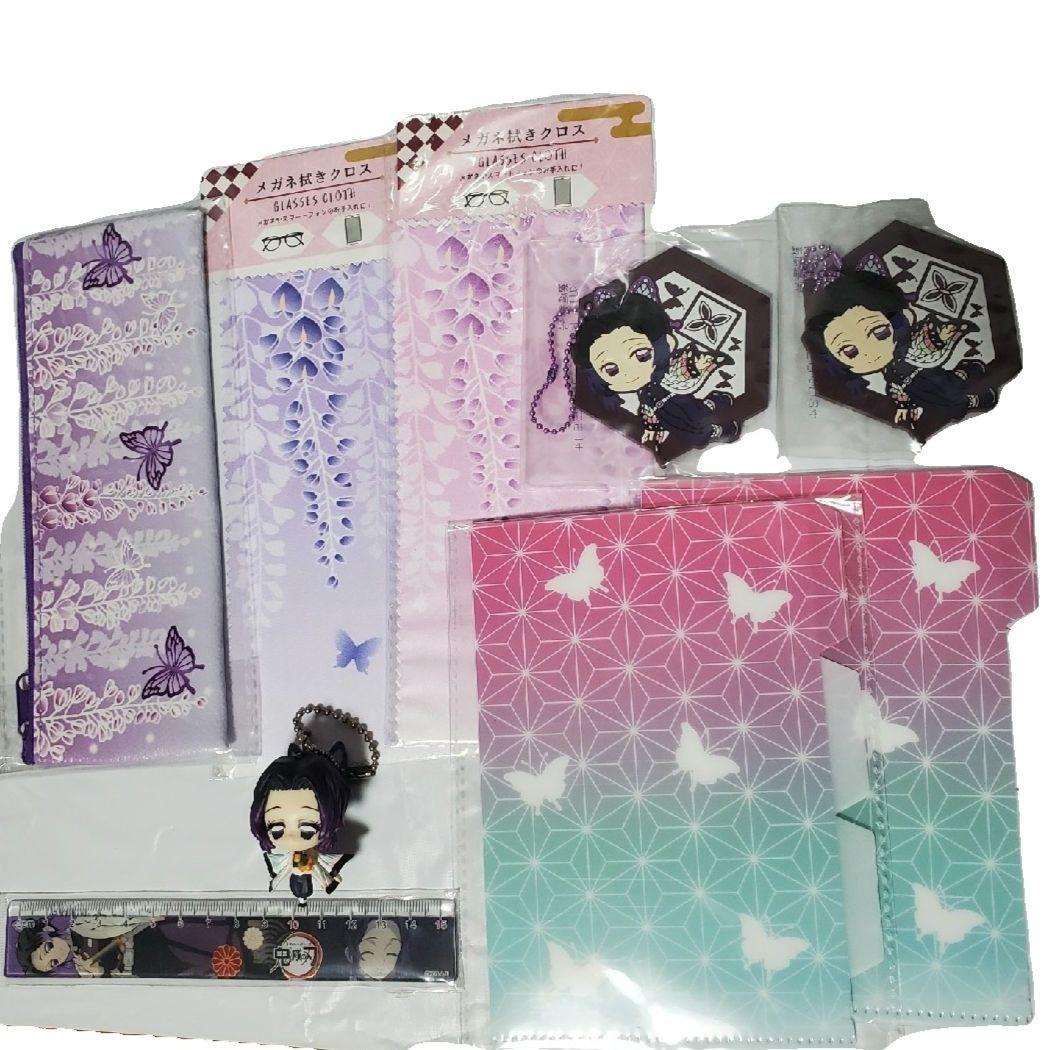鬼滅の刃 胡蝶しのぶ 藤の花 蝶 モチーフグッズセット