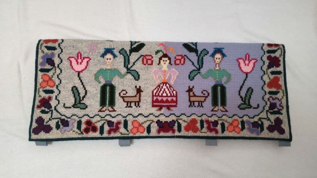 フランスアンティーク 刺繍 壁飾り ハンドステッチ タペストリー ポスター# 2