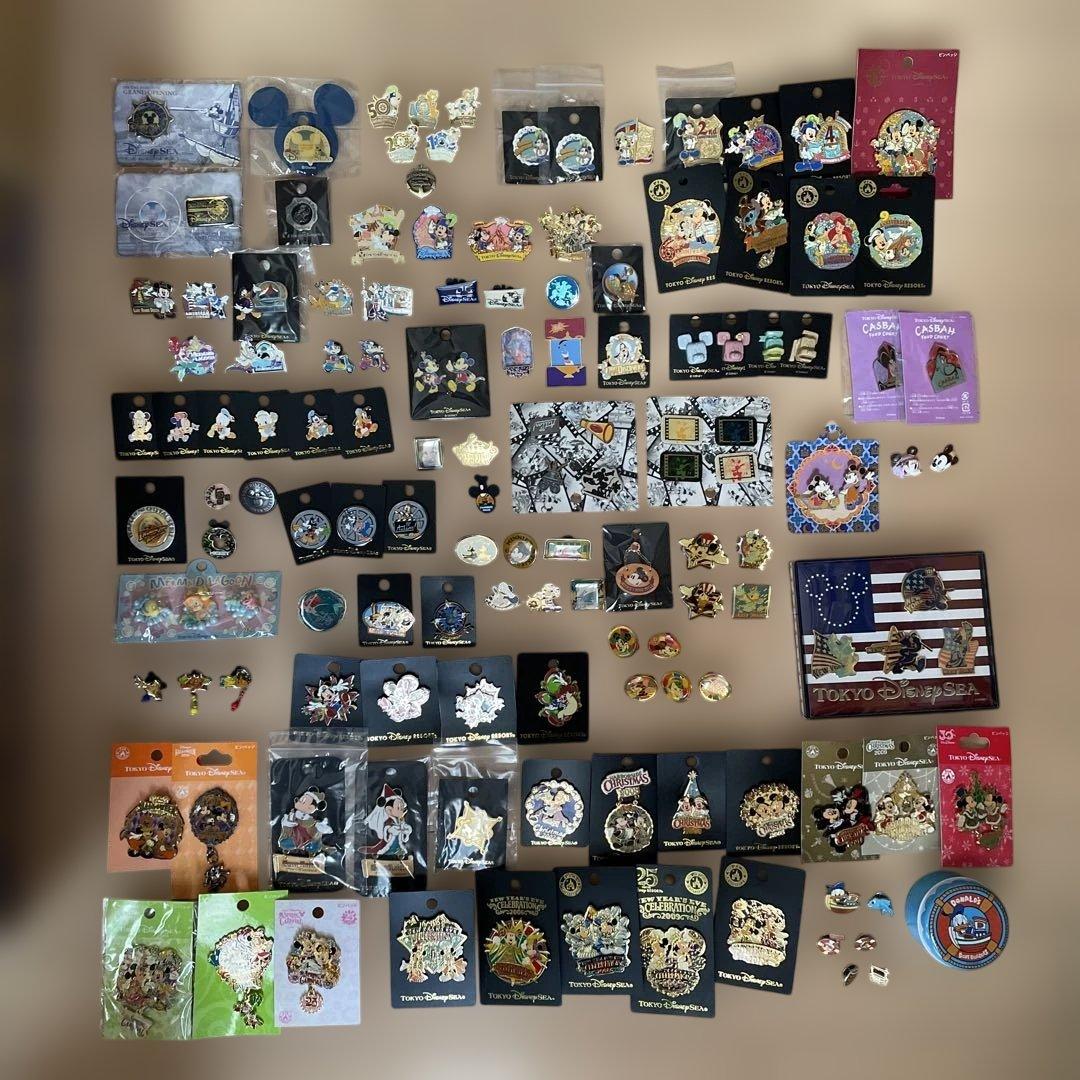 東京ディズニーシー　ピンバッジ　まとめ売り