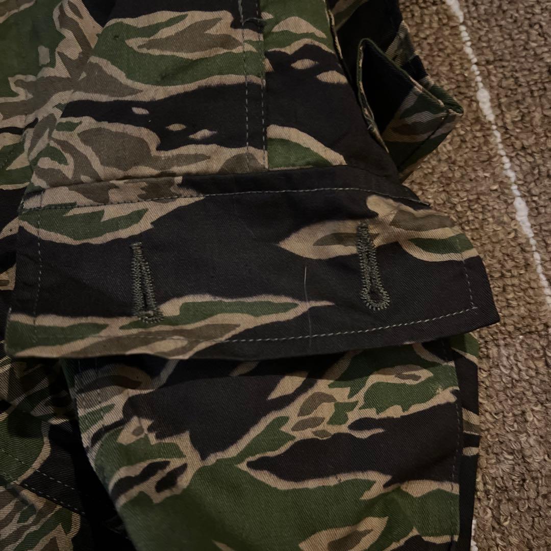 60S ベトナム戦　実物　タイガーストライプ　パンツ　ビンテージ　ミリタリー
