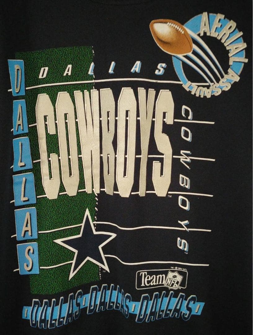 92年代アメリカ製デッドストック　NFLダラス·カーボイズスウェットシャツ　紺