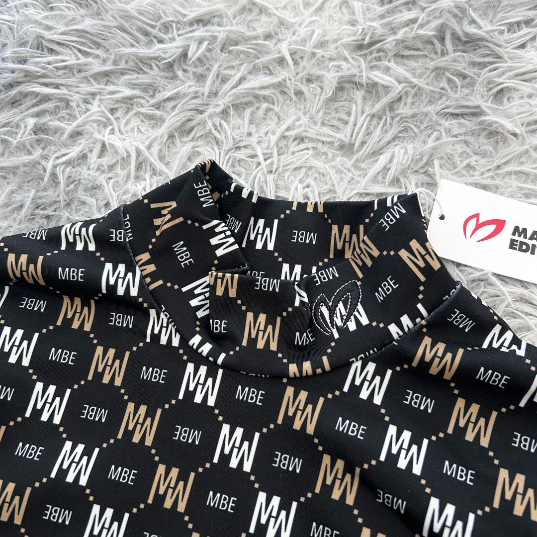 新品　マスターバニーエディション　ハイネック　長袖シャツ　裏起毛　モノグラム　0