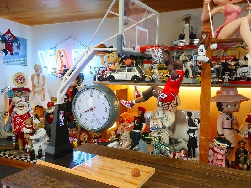 ダンクシュート ジオラマ模型 マイケルジョーダン風 NBA スラムダンク等に♪