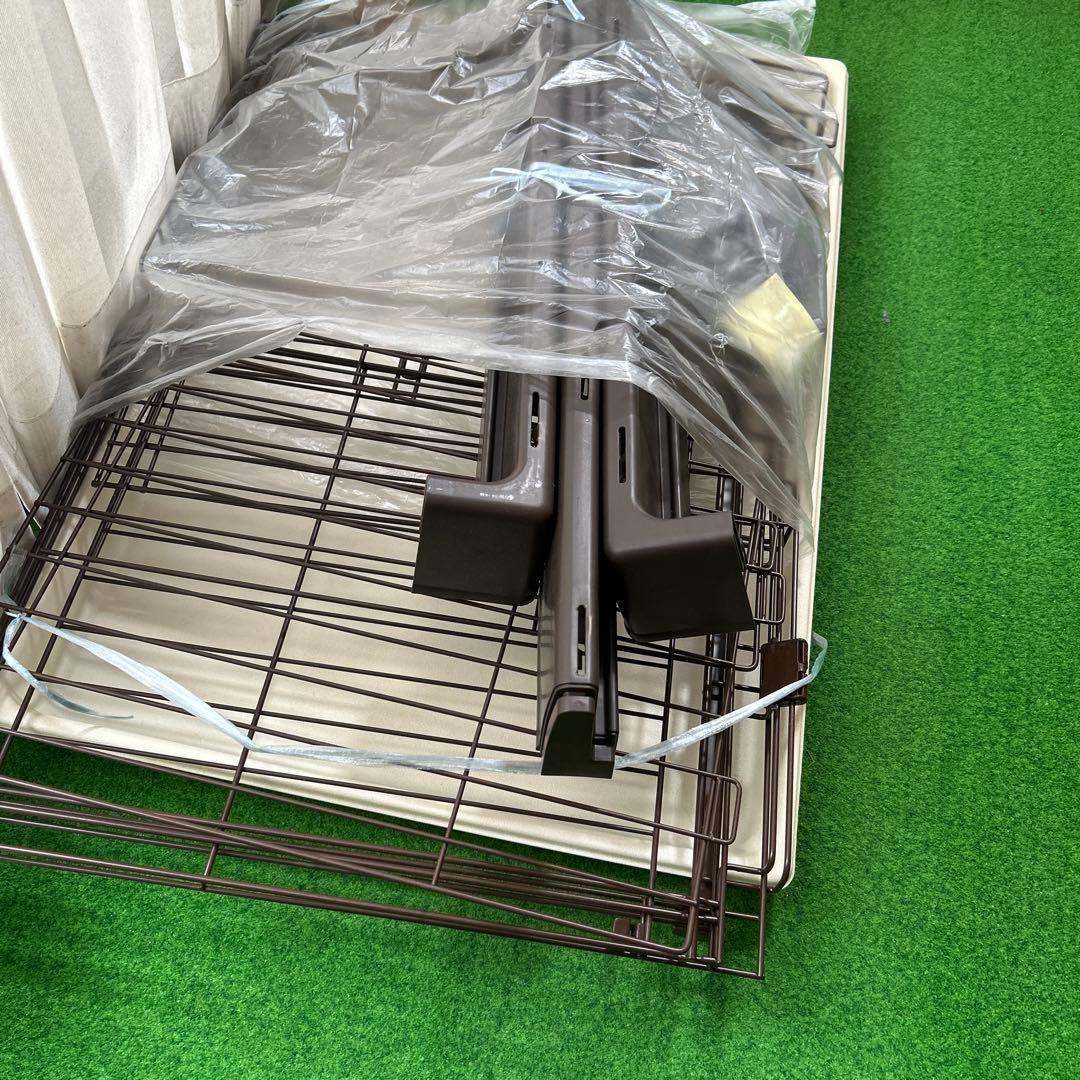 もっとお掃除簡単ペットサークル 90-60 ダークブラウン