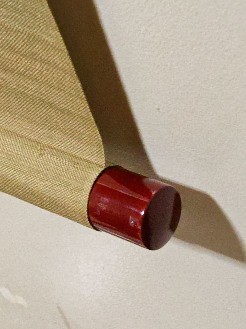 茶掛 武者小路千家(官休庵) 家元 【有隣斎】『柳緑花紅』紙本 共箱 外箱 掛軸