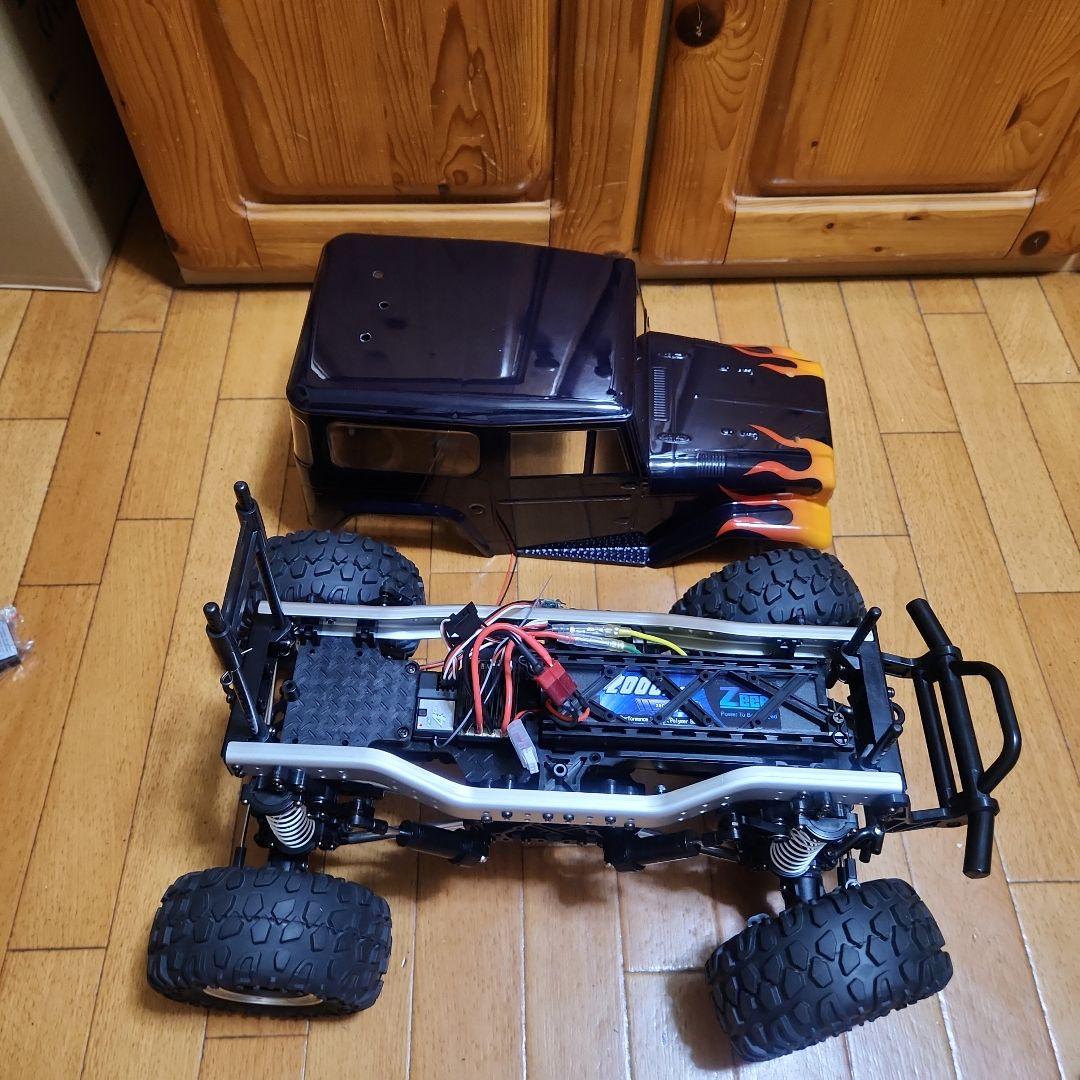 タミヤ CR-01 フルセット　炎　ランクル　　ラジコン　cc-01cc-02