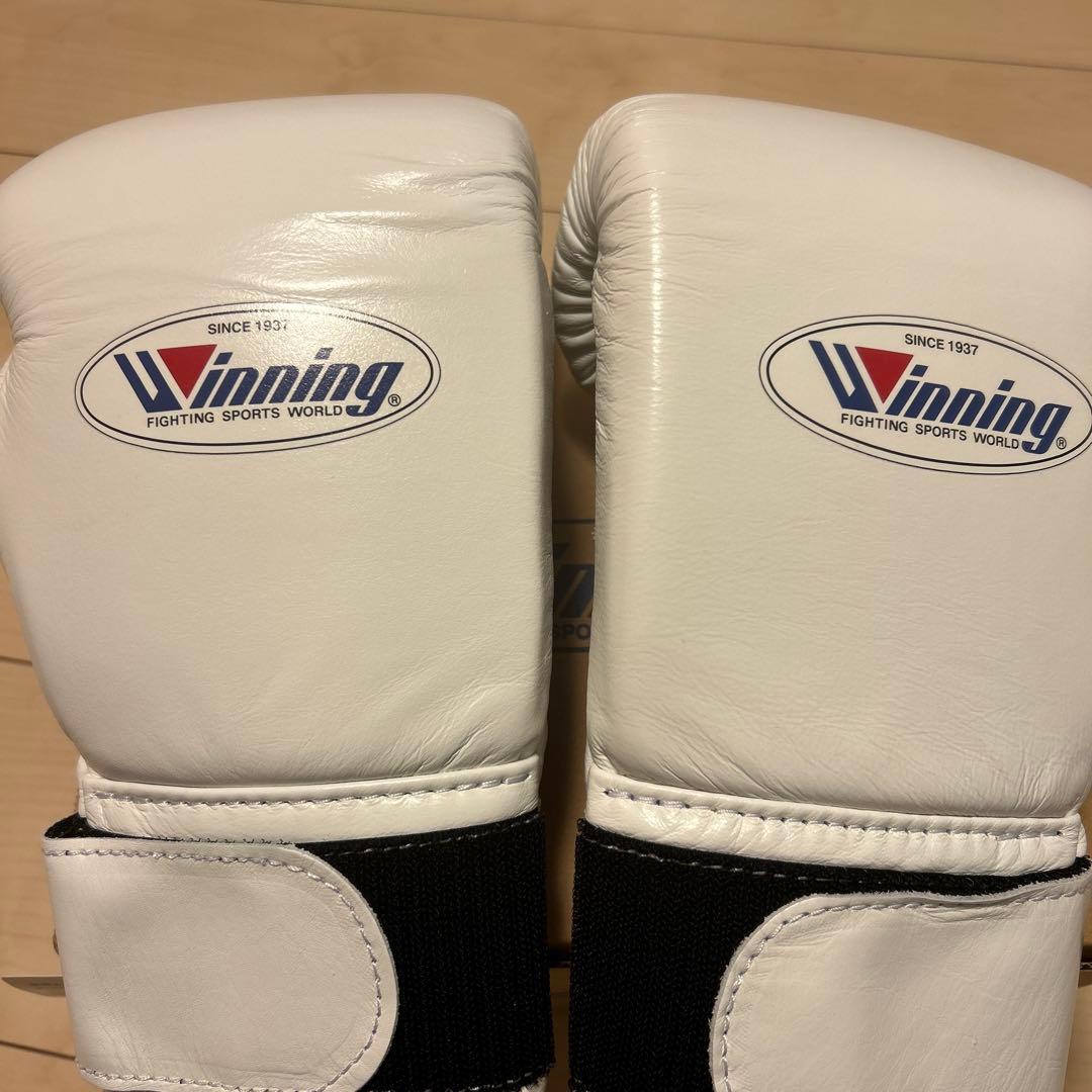 Winning ボクシンググローブ 8oz ホワイト【新品】