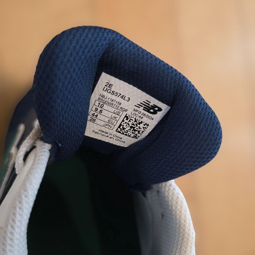 【美品】New Balance ゴルフシューズ574 ネイビー28.0cm