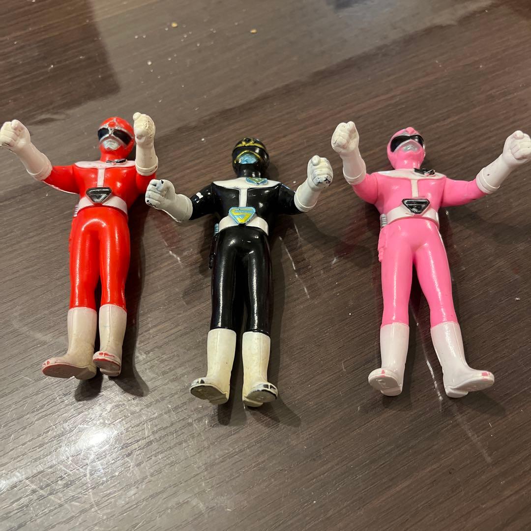 大戦隊 ゴーグルファイブ スーパー戦隊 3体セット ポピー レトロ