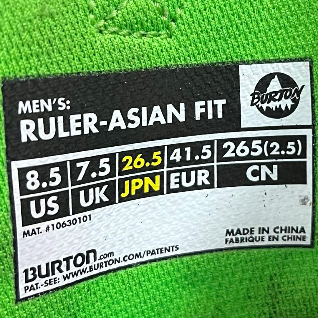 【即日発送】BURTON スノボRULER-ASIAN FIT 26.5cm