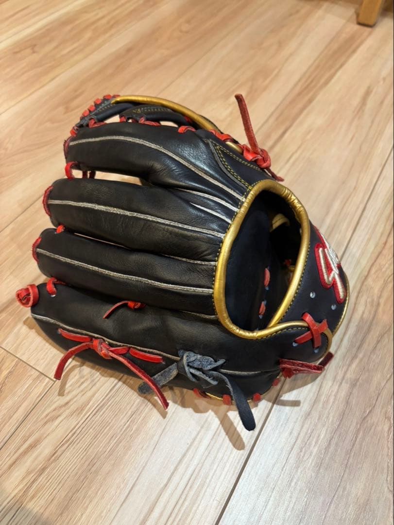 Slogger 軟式グローブ 紺/赤/金