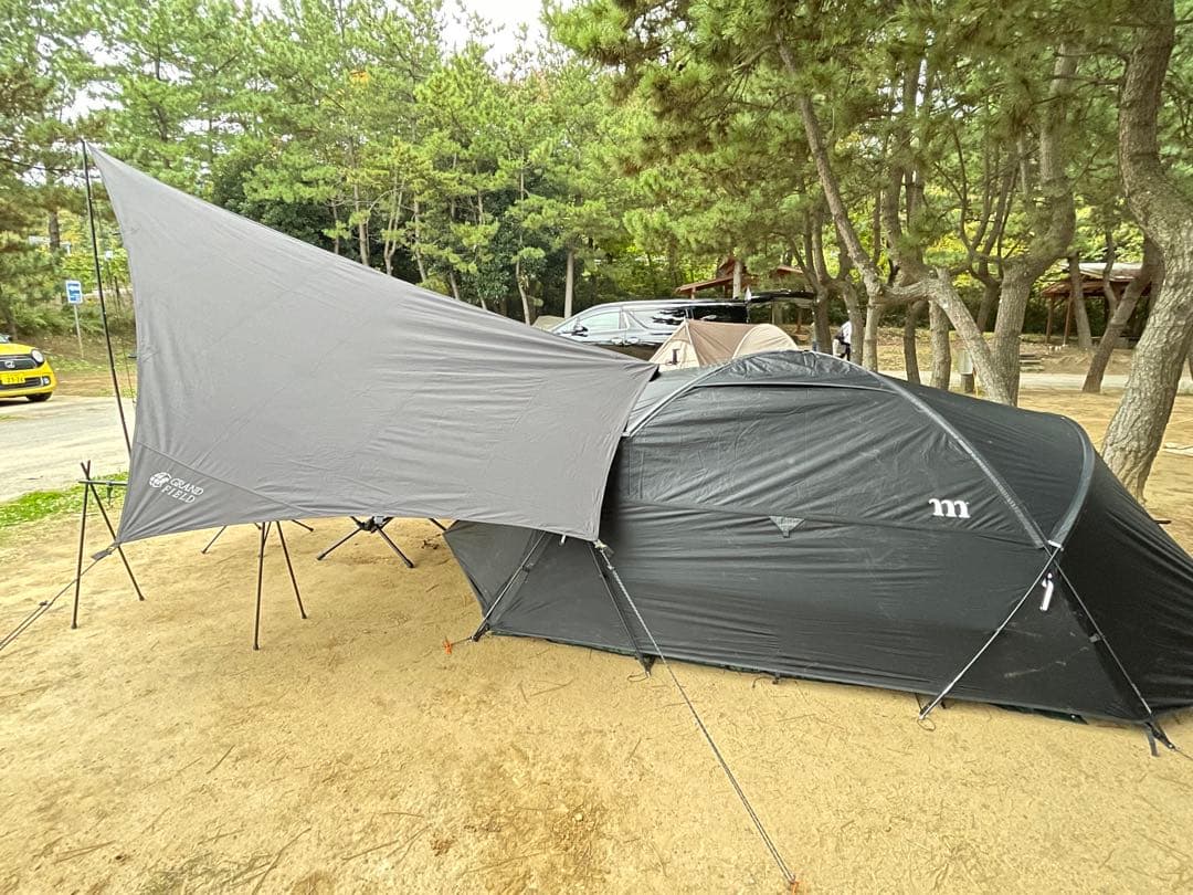 【1回のみ使用・美品】ムラコ ノーム3P (NORM 3P) ブラックテント