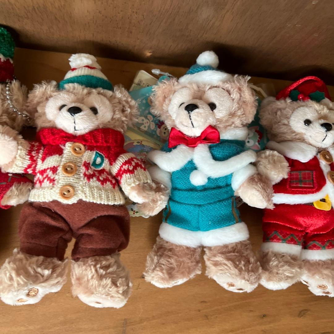 ダッフィーぬいぐるみバッチ6セット