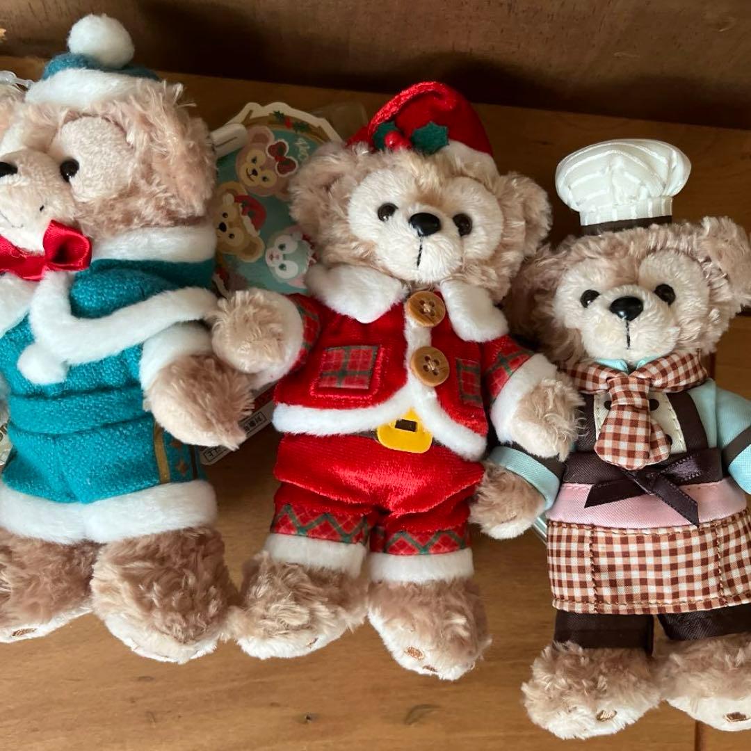 ダッフィーぬいぐるみバッチ6セット