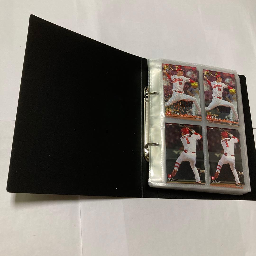 新品未使用ファイル付き　２０２１プロ野球チップスカード　第一弾　合計２０３枚